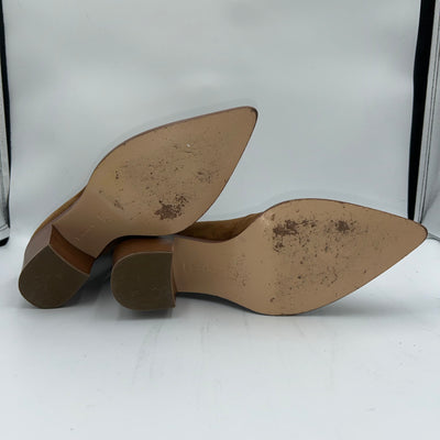 Gianvito Rossi Camel Suede Western Ankle Boots 38