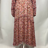 Isabel Marant Etoile £529 Pink Chiffon Fratela Maxi Dress S