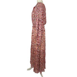 Isabel Marant Etoile £529 Pink Chiffon Fratela Maxi Dress S