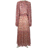 Isabel Marant Etoile £529 Pink Chiffon Fratela Maxi Dress S