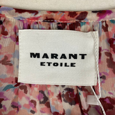 Isabel Marant Etoile £529 Pink Chiffon Fratela Maxi Dress S