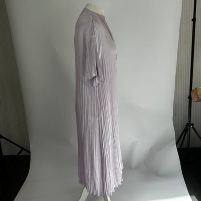 Vince Pleated Lavender Maxi Dress XXS/XS/S/M