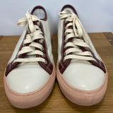 Sofie D'Hoore Ivory & Chocolate Leather Trainers 39