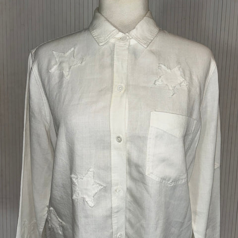 Rails Ivory Ingrid Stars Shirt S