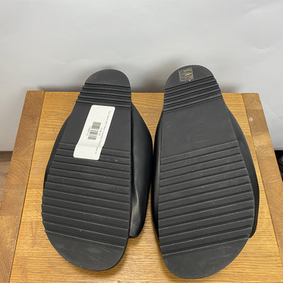 Rick Owens £661 Black Granolas Padded Slides 41