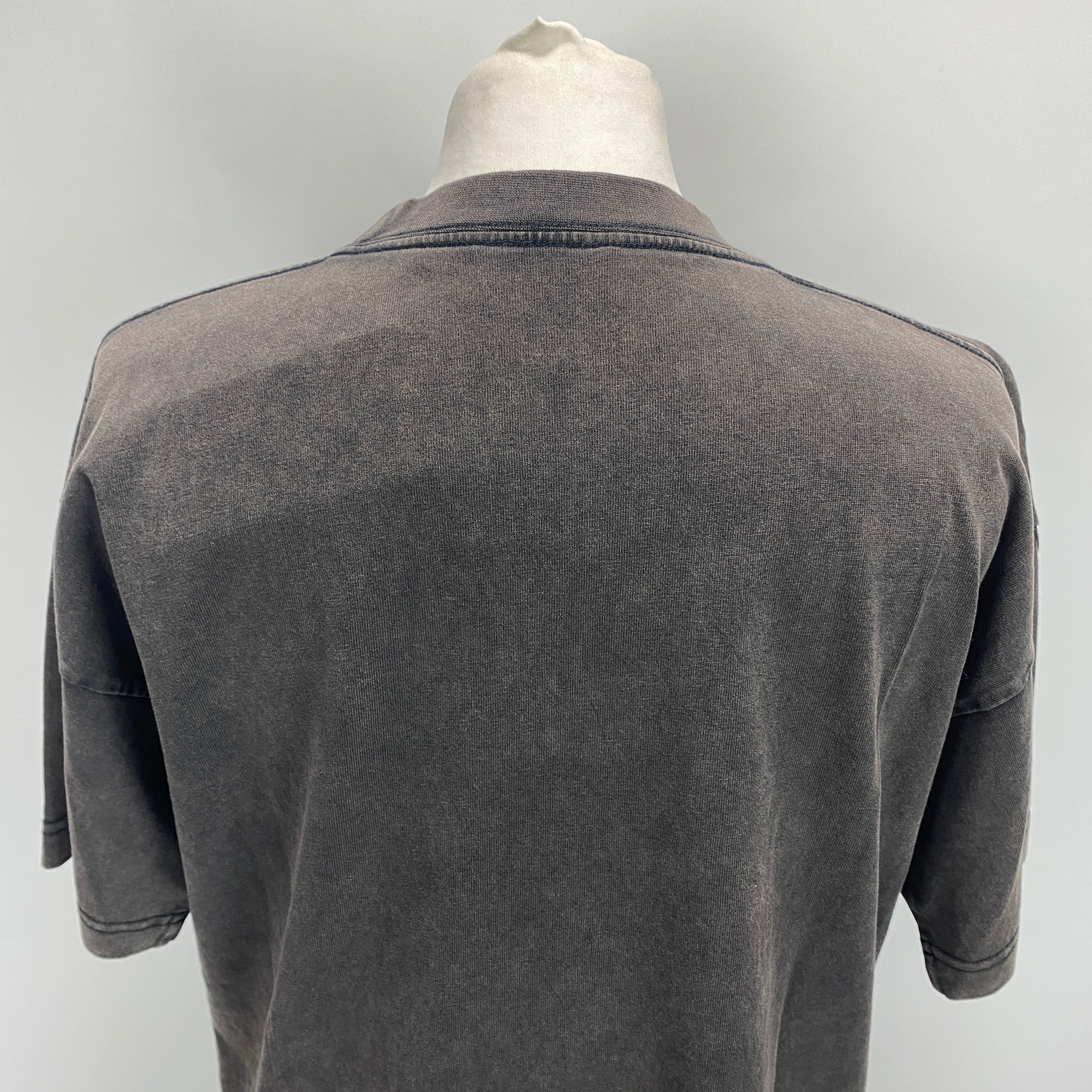 Balenciaga Perfect Washed Grey Unisex Tee Shirt XS