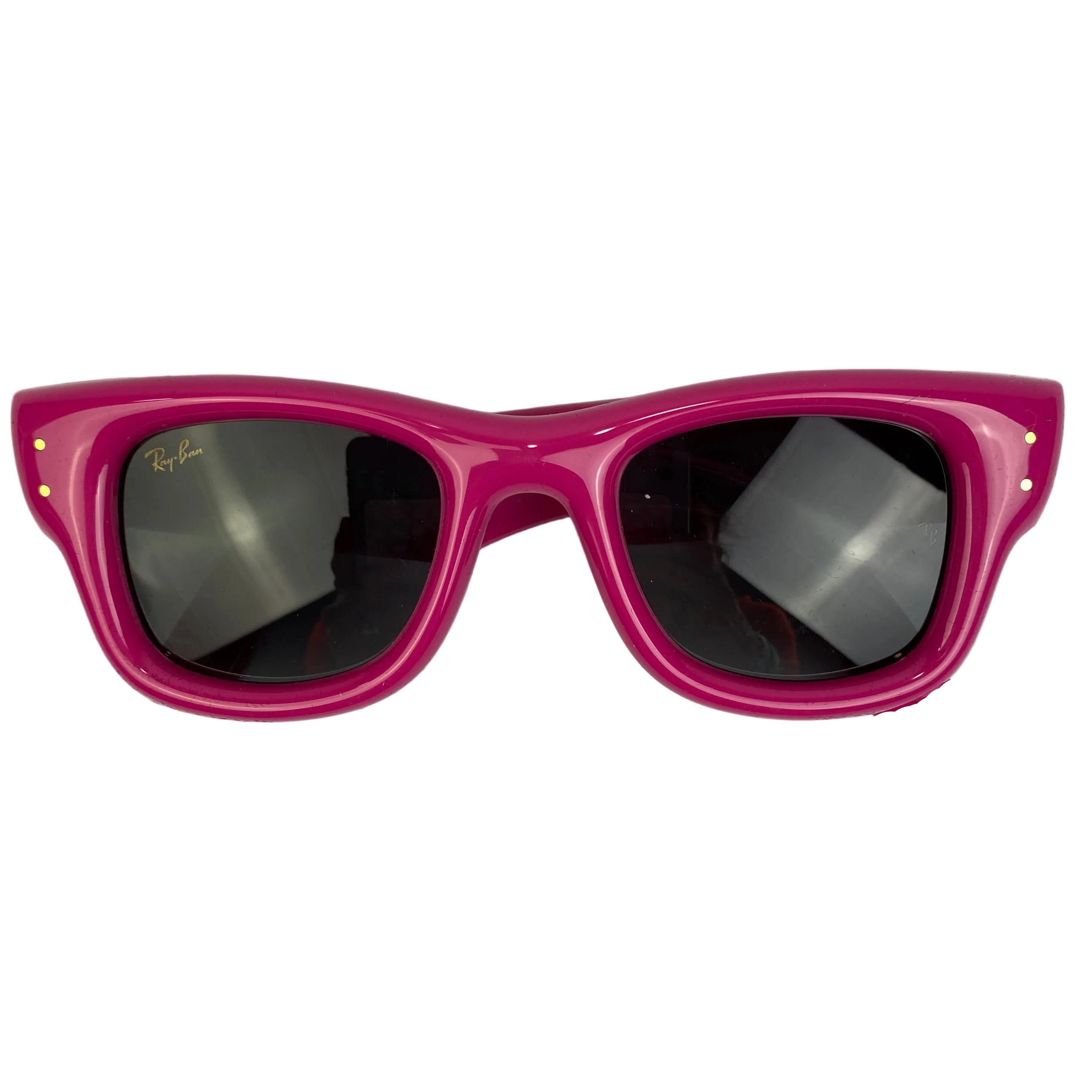 Ray-Ban New £164 Pink Puffer Wayfarer Sunglasses