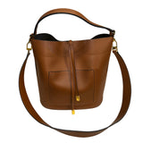 Michael Kors Collection £690 Tan Leather Miranda Bucket Bag