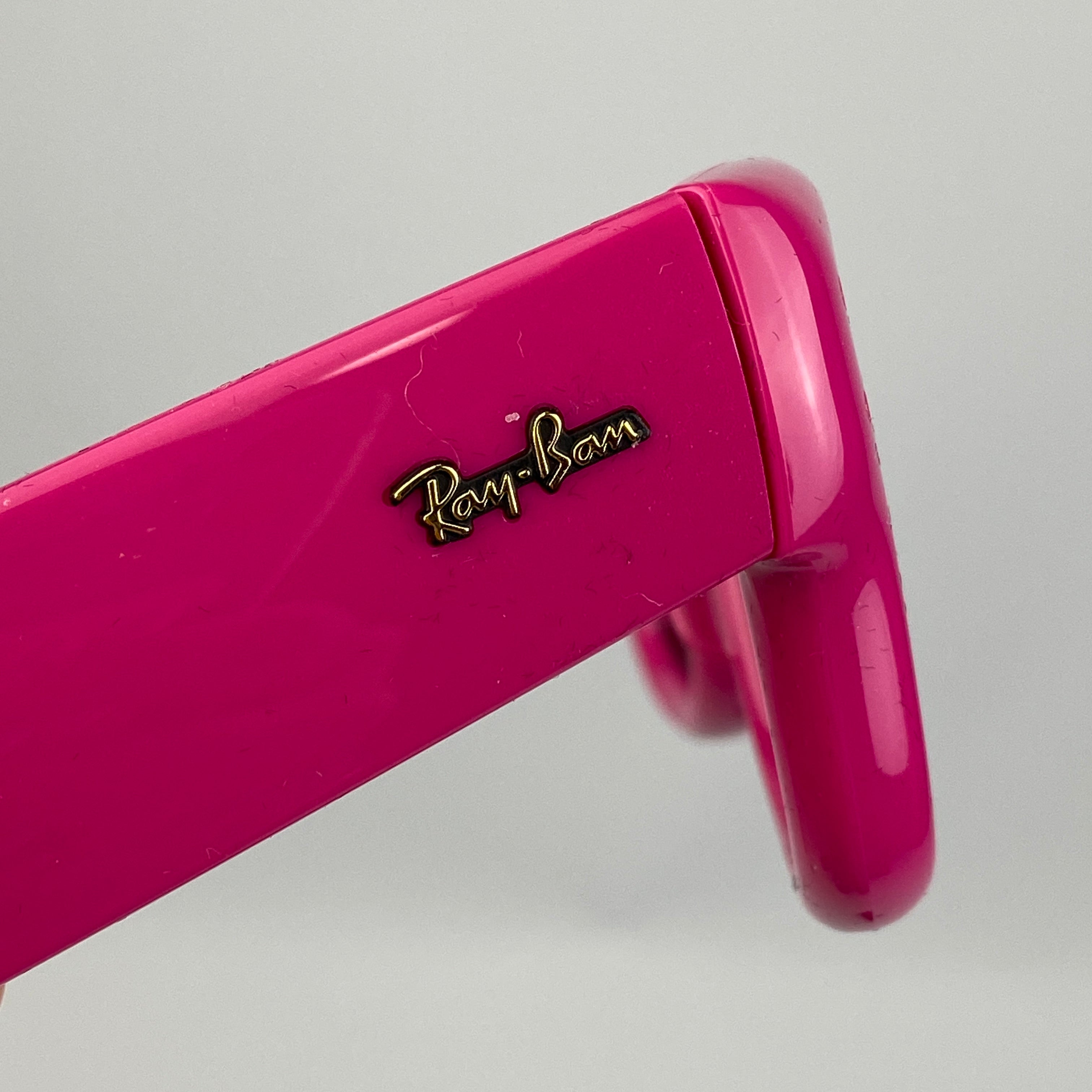 Ray-Ban New £164 Pink Puffer Wayfarer Sunglasses