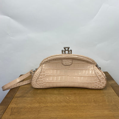 Vivienne Westwood £410 Amber Clutch Bag Nude