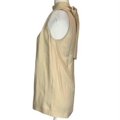 Joseph Vanilla Crepe Cady Bell Sleeveless Top XS