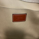 Chloe £790 New Beige & Tan Canvas Medium Woody Tote Bag