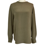 Joseph Sage Green Washed Silk Yannick Top XS