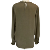 Joseph Sage Green Washed Silk Yannick Top XS