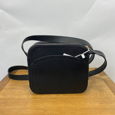 A.P.C. Black Small Square Crossbody Bag