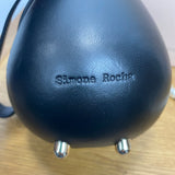 Simone Rocha Brand New £355 Black Nappa Egg Bag