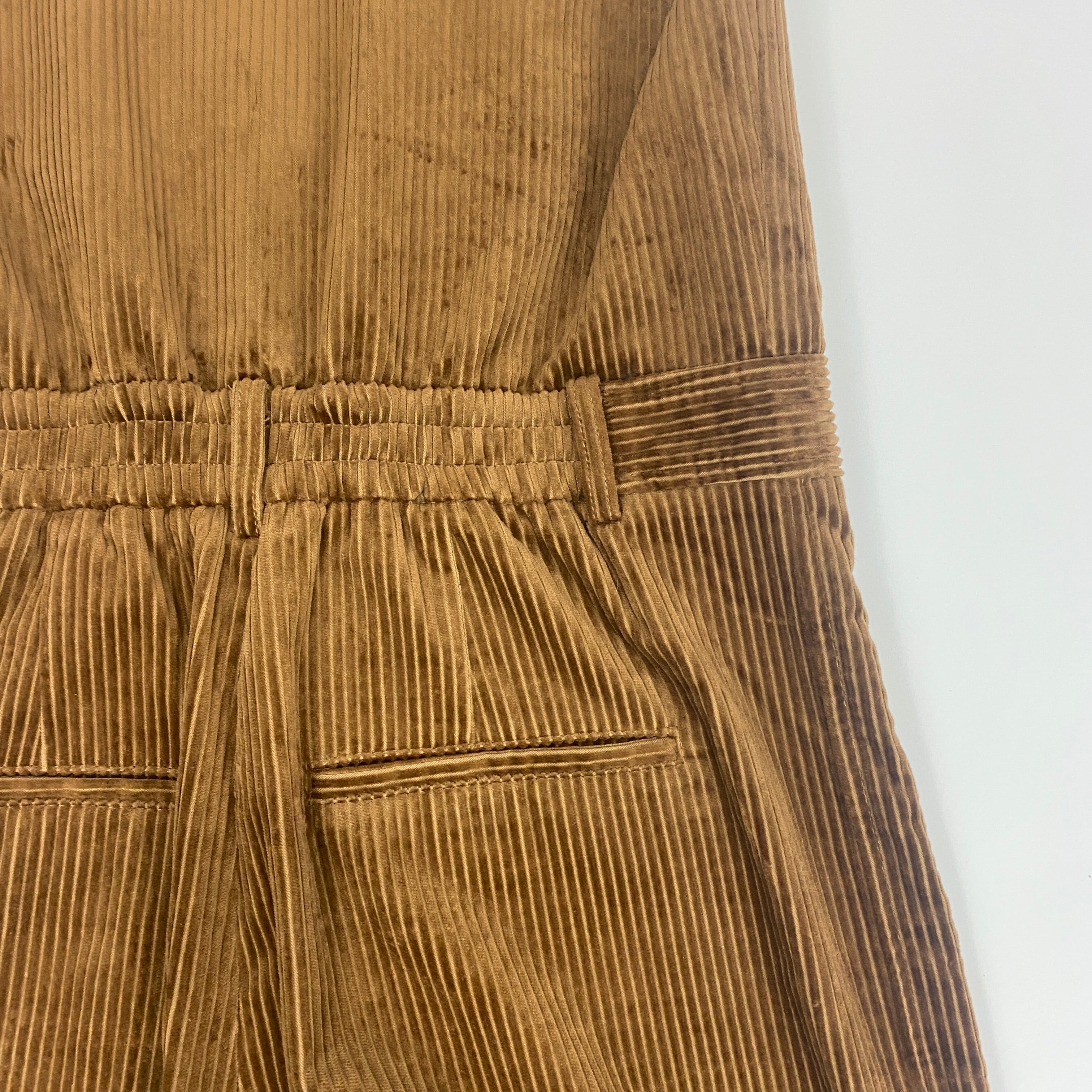 Me&Em Tan Jumbo  Corduroy Jumpsuit L