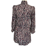 Zadig & Voltaire Ivory Leo Print Rivali Dress S