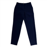 Moschino Royal Blue Stretch Crepe Tapered Trousers XXS