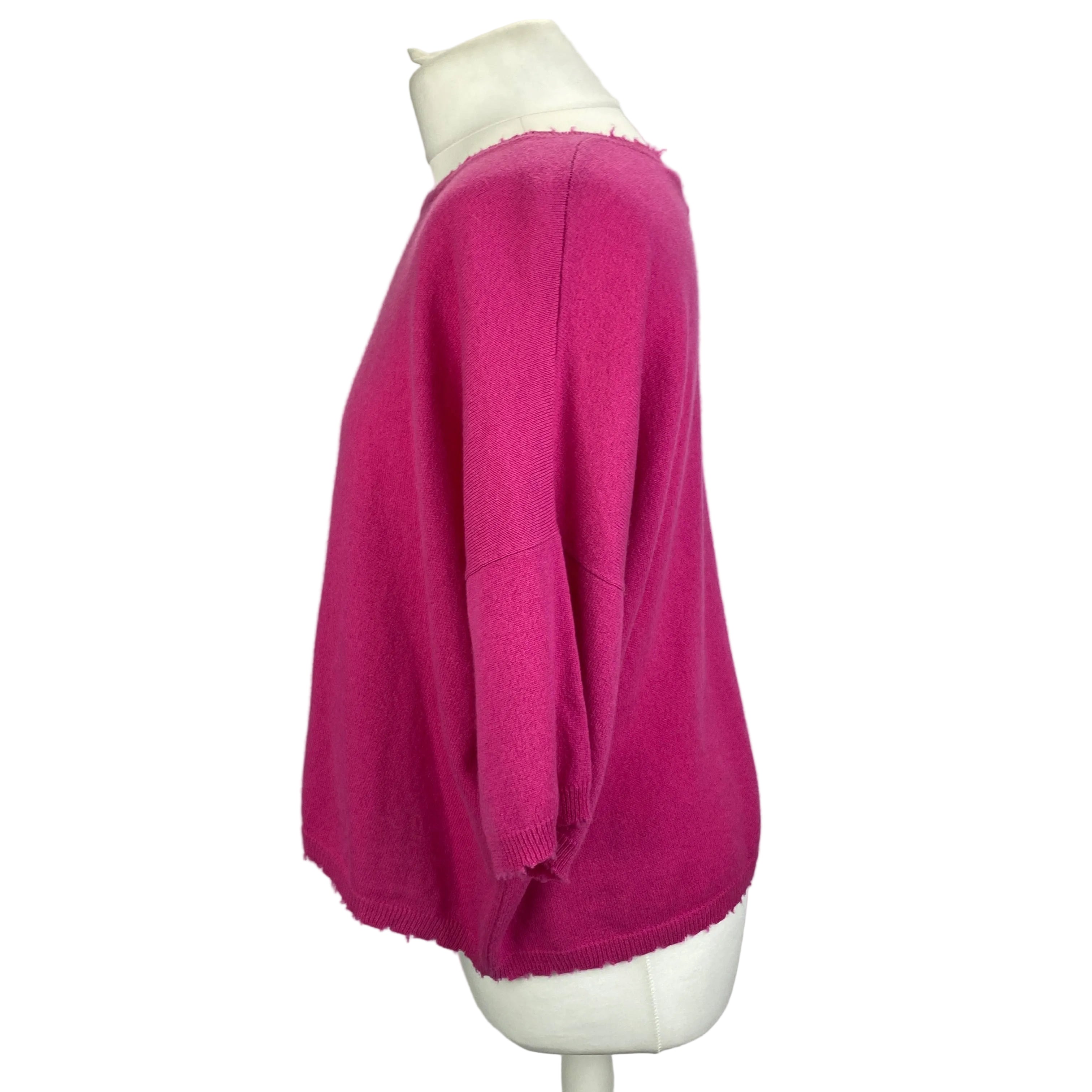 Autumn Cashmere New £191 Fiesta Round Neck Cashmere Tee M/L/XL/XXL