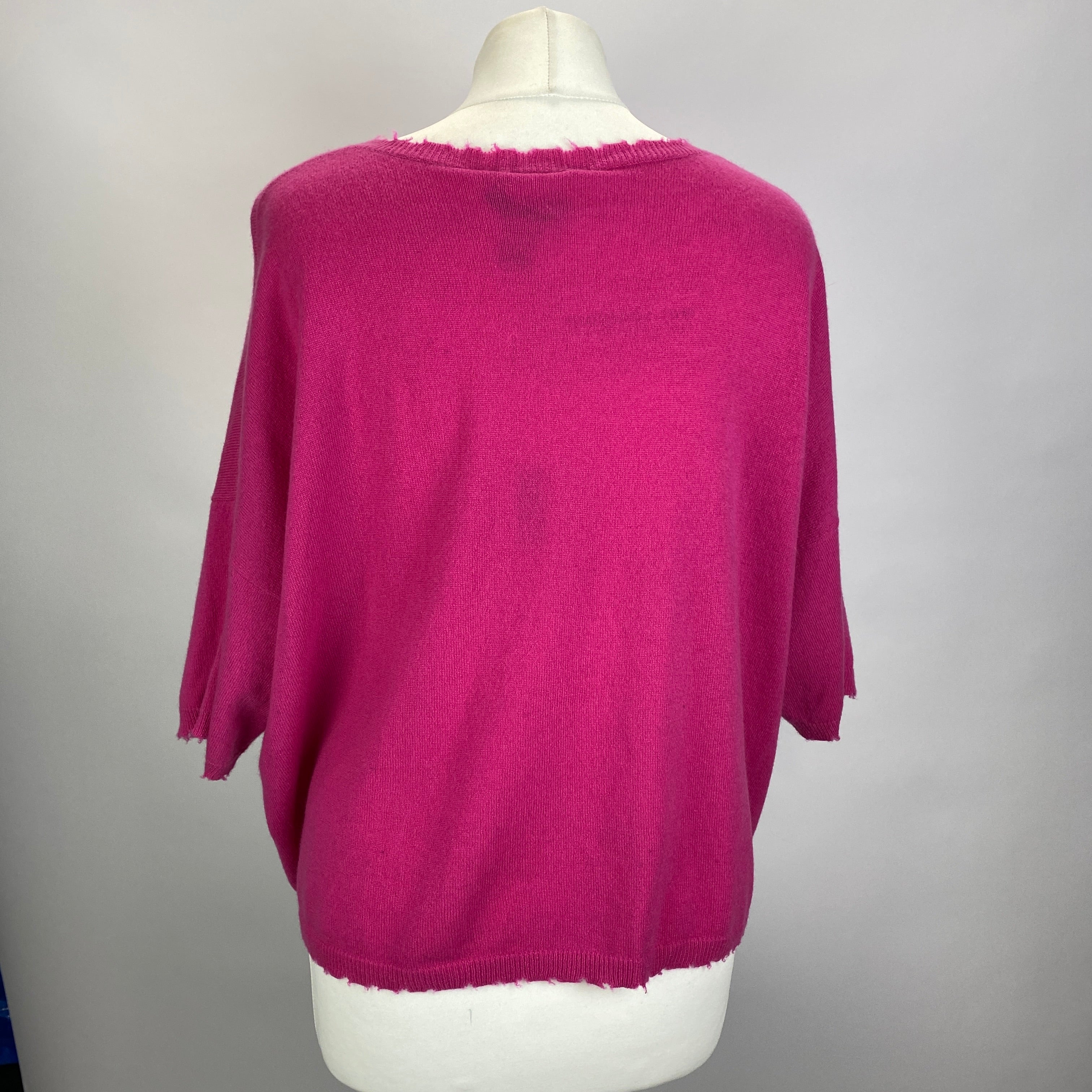 Autumn Cashmere New £191 Fiesta Round Neck Cashmere Tee M/L/XL/XXL