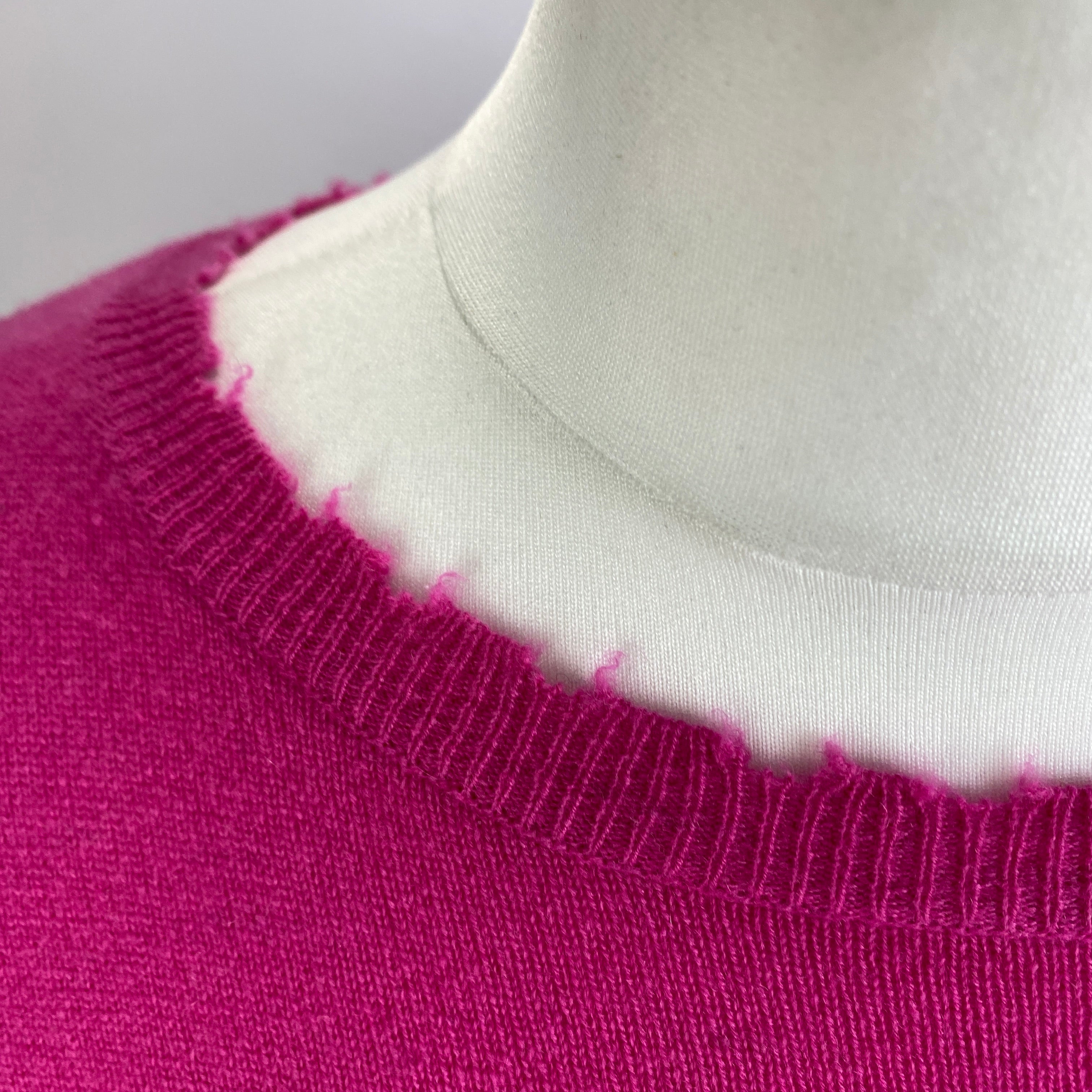 Autumn Cashmere New £191 Fiesta Round Neck Cashmere Tee M/L/XL/XXL
