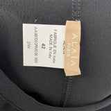 Alaia Brand New £1770 Black High-Rise Leggings S