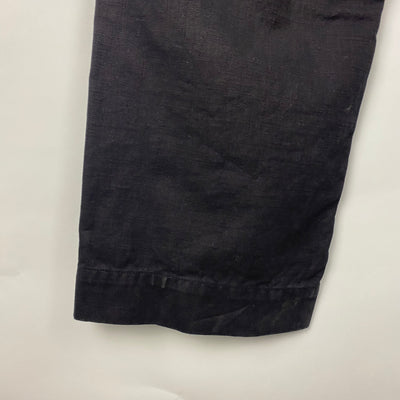 MHL Margaret Howell £265 Black Drill Cotton Pants M