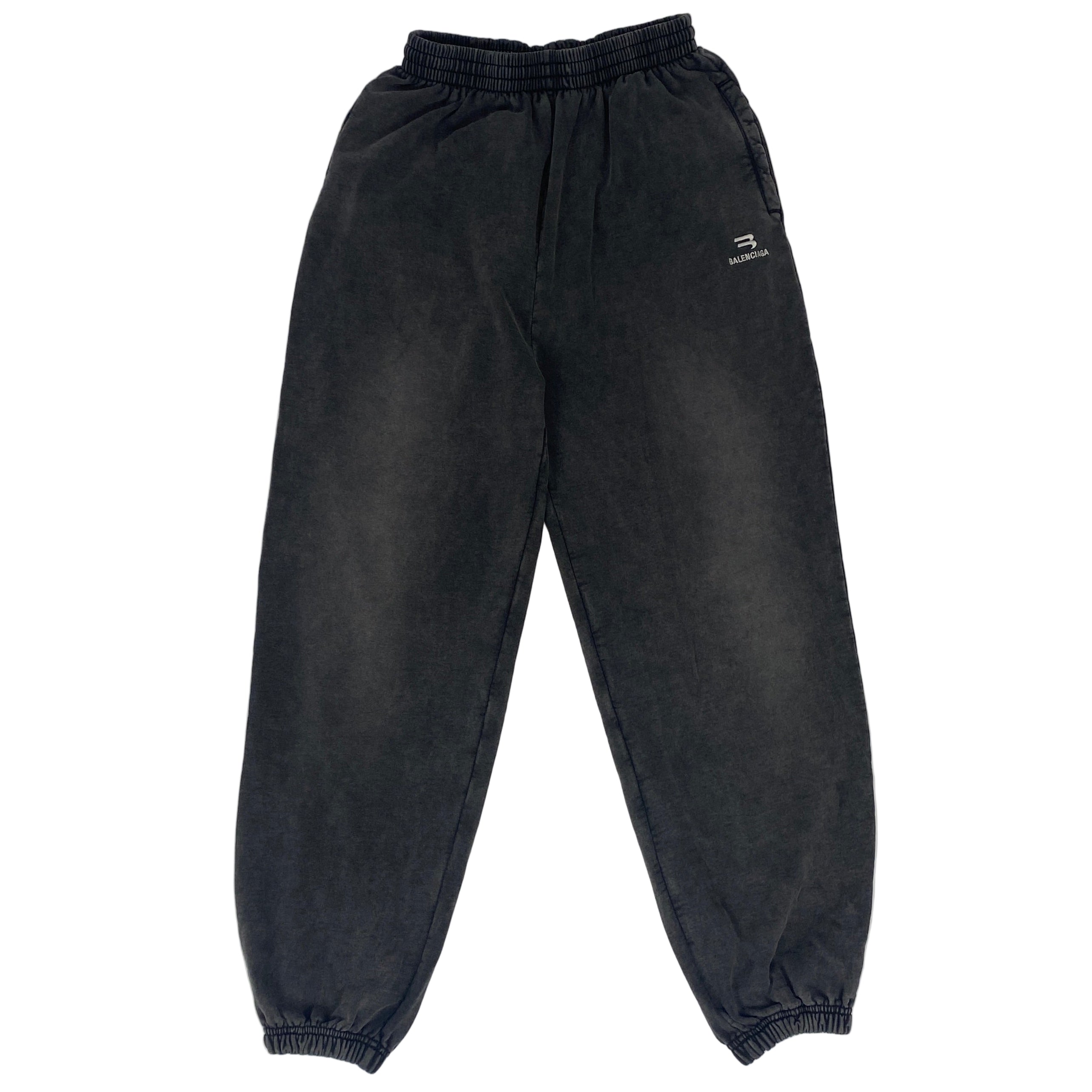 Balenciaga Perfect Washed Grey Unisex Joggers XS