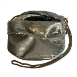 Jimmy Choo Brand New £735 Silver Sequin Bonny Bag