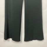 Rick Owens Black Silk Crepe & Rib Jersey Pants S