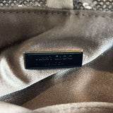 Jimmy Choo Brand New £735 Silver Sequin Bonny Bag