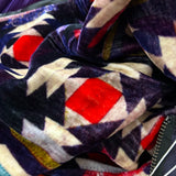 Isabel Marant Brand New £860 Aztec Print Silk Velvet Midi Dress XS
