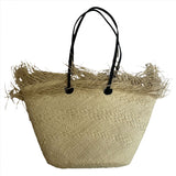 Sensi Studio Brand New £255 Natural Palmata Fringed Basket Bag