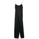 Faithfull The Brand New £260 Black Linen Antibes Jumpsuit XL