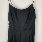 Faithfull The Brand New £260 Black Linen Antibes Jumpsuit XL