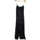 Faithfull The Brand New £260 Black Linen Antibes Jumpsuit XL