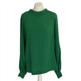 Dorothee Schumacher Brand New Emerald Silk Blouse L