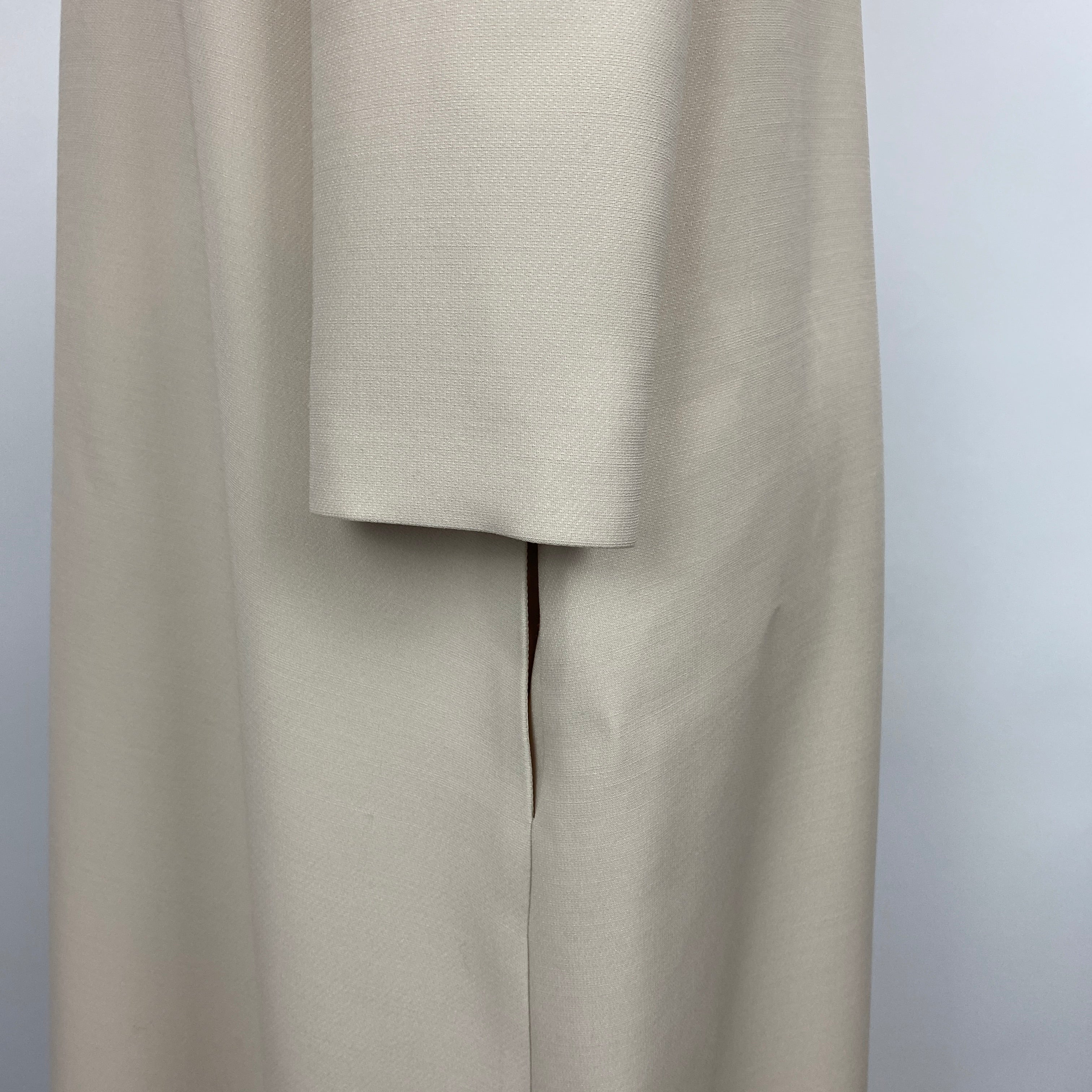 The Row £3470 Ivory Silk & Wool Stefos Maxi Dress XXS