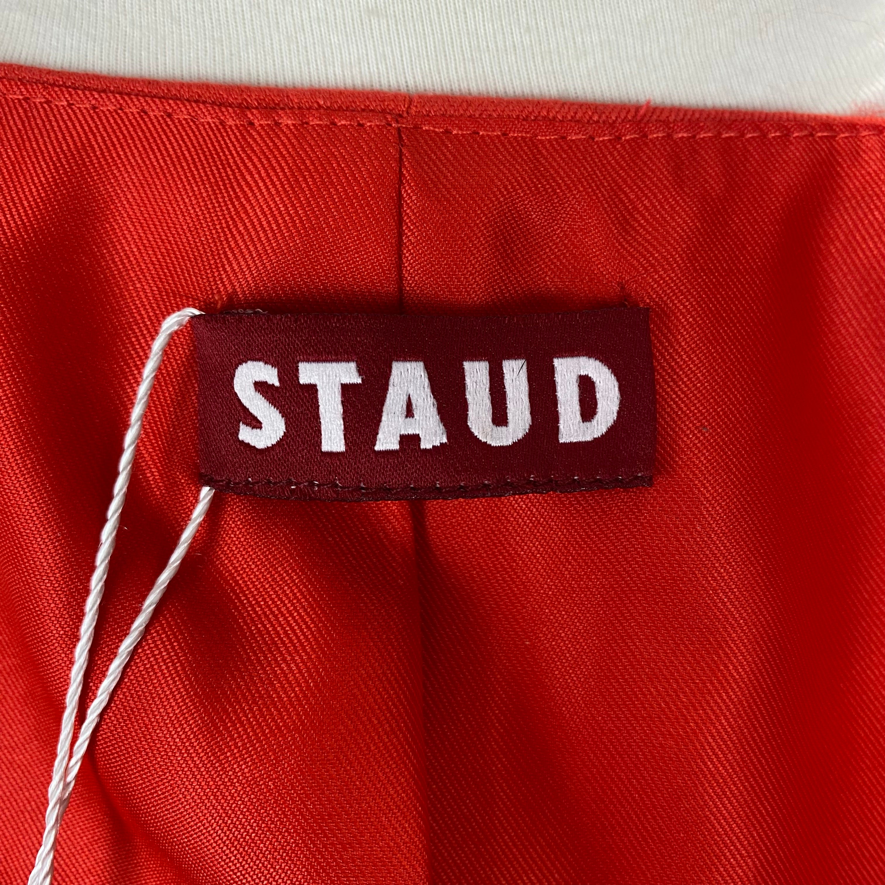 Staud Brand New £215 Orange Waistcoat S