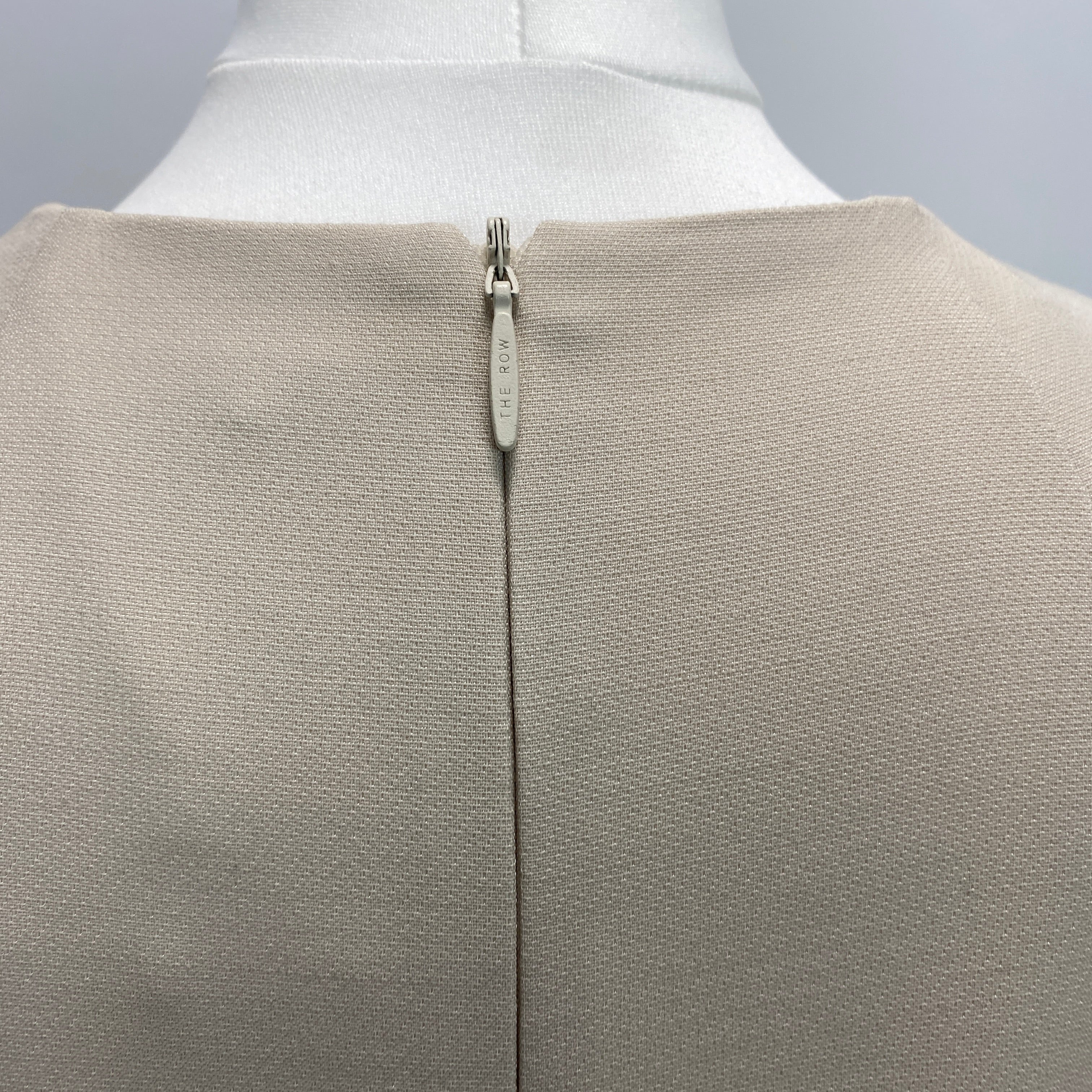 The Row £3470 Ivory Silk & Wool Stefos Maxi Dress XXS