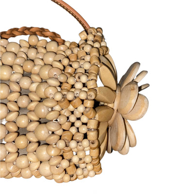 Aranaz Brand New £275 Cream Beaded Shoulder Bag