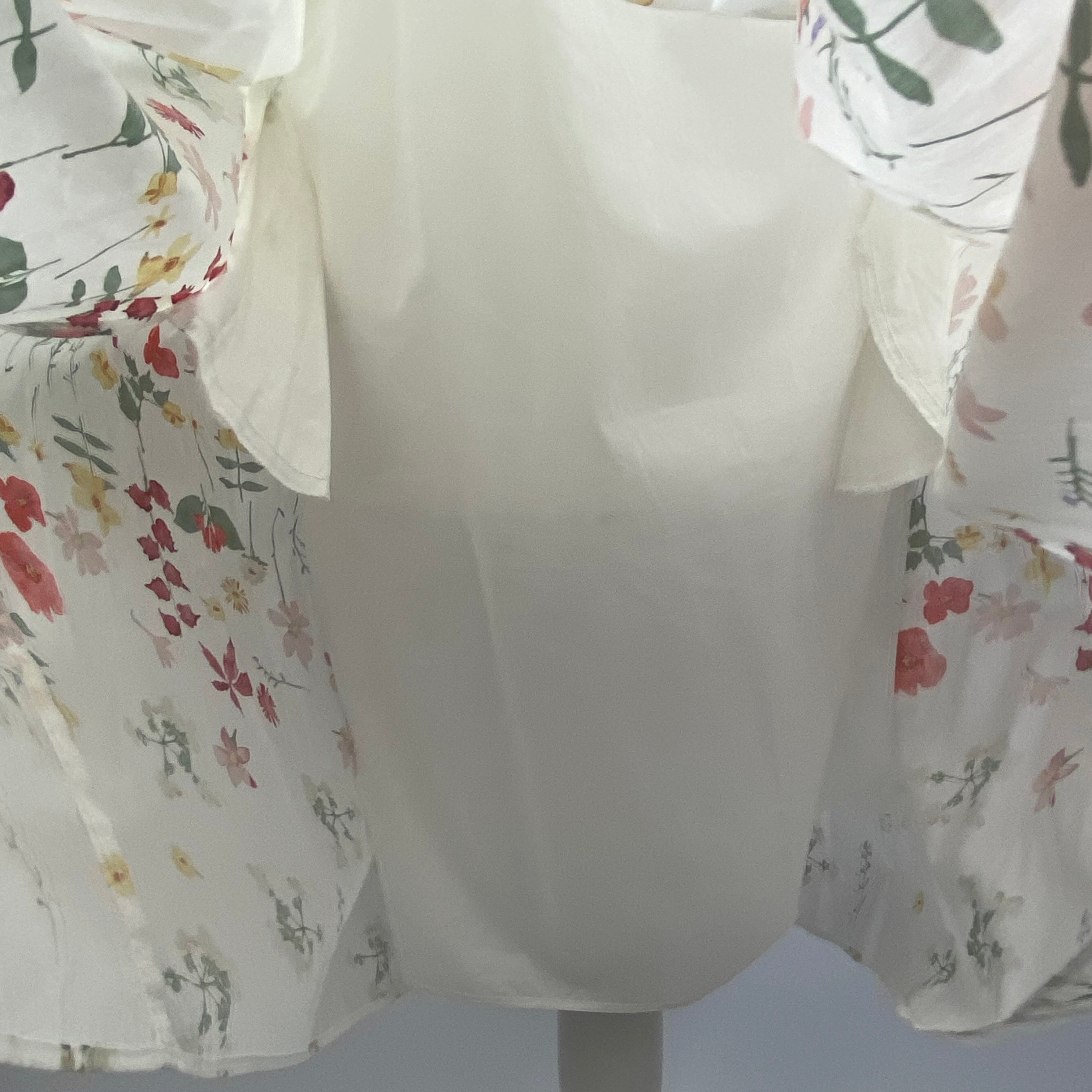 Weekend Max Mara Cream Garden Party Midi Dress XS