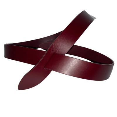 Isabel Marant Brand New £150 Burgundy Lecce Leather Belt M