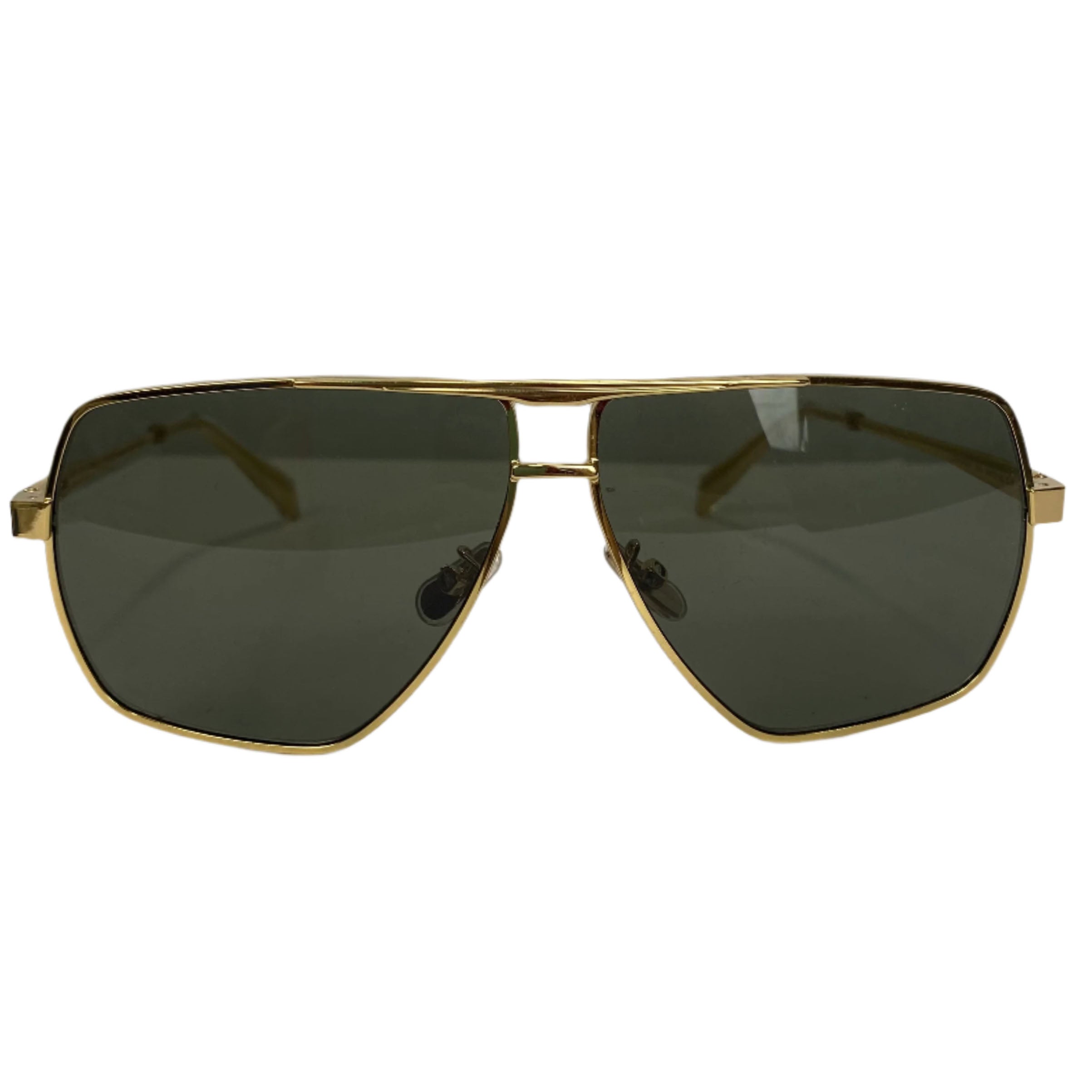 Celine £390 Angular Gold Aviator Sunglasses