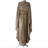 Simkhai Brand New £650 Desert Gold Plisse Kaftan Dress M