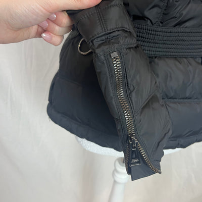 Belstaff £350 Black Hooded Puffer Coat XS