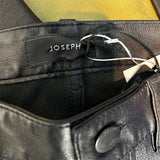 Joseph_Black Lambskin Leather Jeans_F38