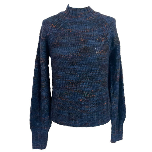 Veronica Beard Brand New Shades of Blue Wool Mix Sweater M –