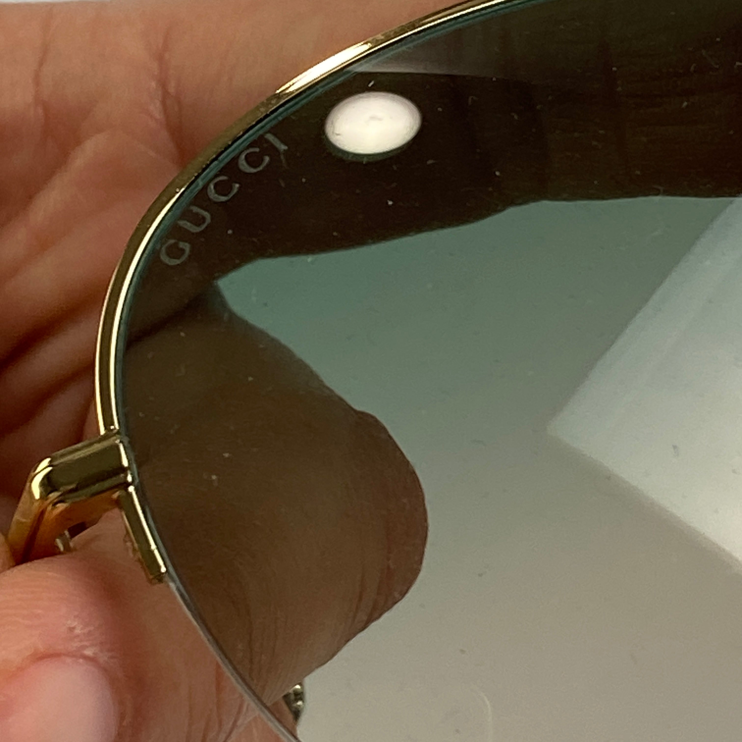 Gucci Gold Aviator GG0107S Sunglasses